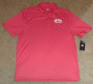 Ohio State Buckeye Scarlet & Gray Brand Red Polo Shirt Men's XL NWT - Picture 1 of 5