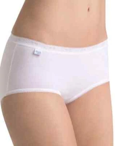 Triumph Sloggi Talla 12 Midi Calzoncillos Algodón Elástico Blanco - Imagen 1 de 3