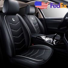 US 2pcs 2X Car PU Leather Front Seat Covers For Hyundai Elantra Sonata ix35 Kia