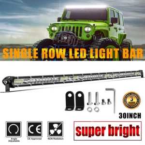 Slim 30"inch 480W LED Light Bar Combo Bumper Fit For Chevy Colorado Canyon 15-UP - Picture 1 of 12