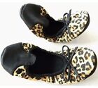 Capelli New York Women's Leopard Print Foldable Flats w/ Carrying Pouch. Size 8