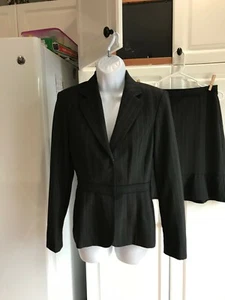 Conjunto blazer/falda The Limited para mujer de segunda mano talla XS/4 negro con líneas - Imagen 1 de 11