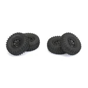 Pro-Line Axial SCX24 1.0" Hyrax Pre-Mounted Tires w/Black Impulse Wheel - Picture 1 of 4