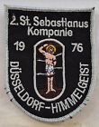 2.St.Sebastianus Kompanie 1976 Dsseldorf Aufnher Abzeichen Patches Nr. 093