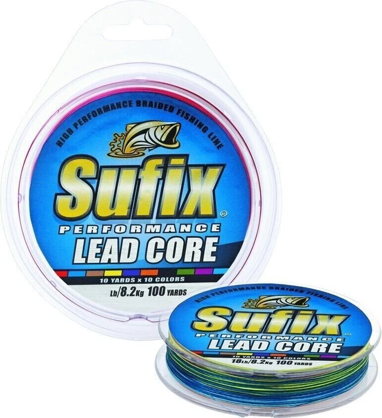 Sufix 668-127mc Performance Lead Core 27lb 100 Yards Metered