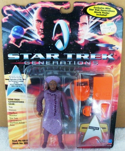 STAR TREK GENERATIONS ACTION FIGURE, GUINAN, NEW AND IN GOOD CONDITION Cover