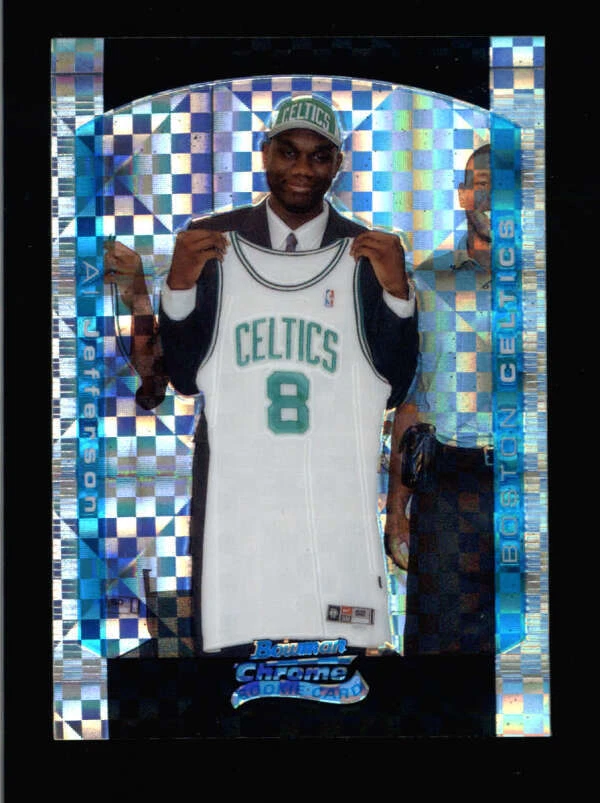 AL JEFFERSON 2004/05 BOWMAN CHROME #115 XFRACTOR ROOKIE CARD RC #136/150 BC5875 - Image 1 of 1