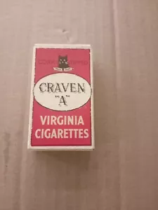 Craven "A" 10 Empty Cigarette Packet - Picture 1 of 3