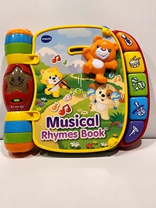Libro de rimas musicales VTech 40+ canciones, melodías sonidos y frases 6-36 meses - Imagen 1 de 3