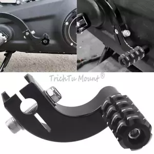 Moto Heel Toe Shift Lever Shifter Foot Pegs for Softail Low Rider FXBR FLFB ST/S - Picture 1 of 18