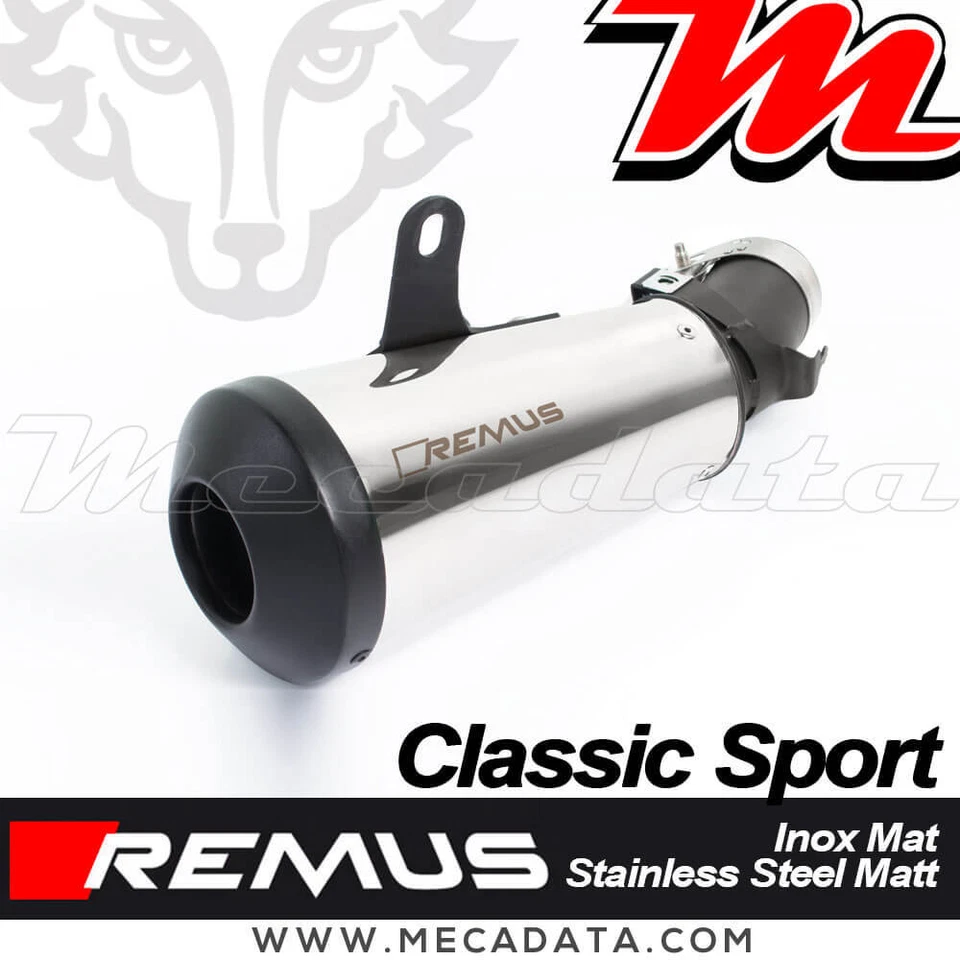 Remus Classic Sport Stainless Steel Exhaust Silencer Kawasaki Z 900 Cafe 2018 - Image 1 of 1