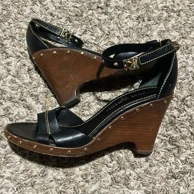 Louis Vuitton Wooden Wedges - Image 1 of 4