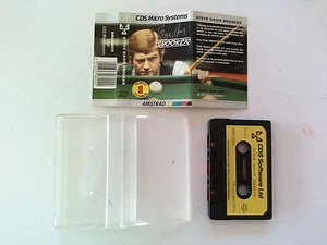 Steve Davis Snooker Amstrad CPC 464 K7 cassette CDS micro systems - Imagen 1 de 2