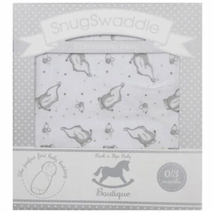 Baby SnugSwaddle Comforting Wrap Elephants Baby Gift Rock a Bye Boutique 0-3M