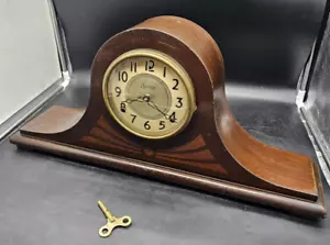 Reloj de sobremesa Sessions Incrustación Nº 2 Péndulo Peso Ocho Días con Llave De Colección - Imagen 1 de 15