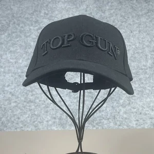 Top Gun Hat Black An American Icon Embroidered Baseball Cap One Size Fits All - Picture 1 of 7