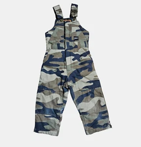 Walls Tough Wear Camo Grow System Overalls Insulated Camouflage Kids 4 Hunting - Picture 1 of 11
