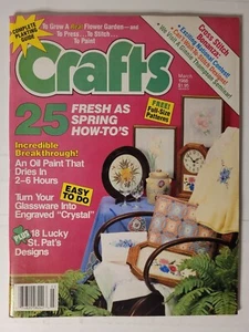 Vintage CRAFTS Magazine (March 1988) Sprintime Crafts - Foto 1 di 4