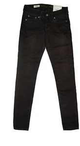 Pepe Jeans Skittle Mujer Pantalón Stretch Skinny Low Delgado 36S W27 L32 Braun - Imagen 1 de 5