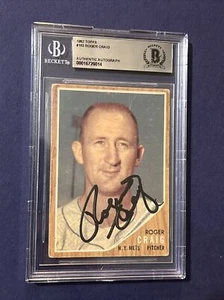 1962 Topps Roger Craig #183 EX-NM AUTO Autograph Signed New York Mets - Picture 1 of 2