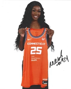 ANEESAH MORROW AUTOGRAMM SIGNED 8X10 FOTO CONNECTICUT SUN COA - Bild 1 von 1