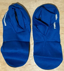 Neu Vintage TWA Airlines Hausschuhe Booties mit TWA Slumber Lidschatten Schlafmaske - Bild 1 von 7