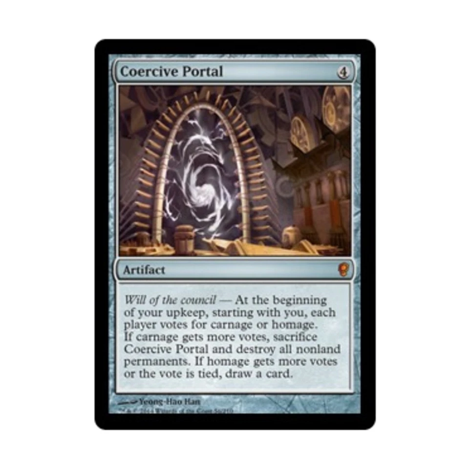 WOTC MtG Conspiracy Coercive Portal (MR) EX - Image 1 of 1