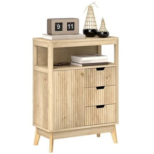HOMCOM Modern Sideboard Storage Cabinet for Living Room Dining Room Bedroom - Picture 1 of 11