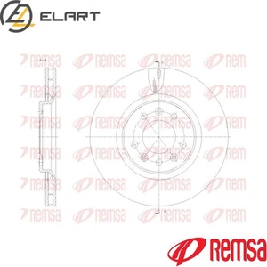 2x BRAKE DISC 61776.10 FOR PEUGEOT EXPERT/Platform/Chassis/Bus/Van TRAVELLER - Picture 1 of 8