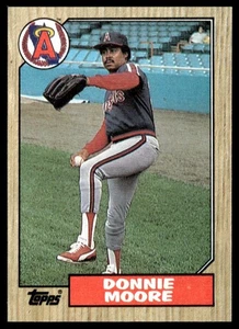 DONNIE MOORE 1987 TOPPS CALIFORNIA ANGELS #115 - Picture 1 of 2