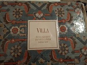 NOBLE EXCELLENCE VILLA! Shira FULL/QUEEN DUVET COVER MINI SET! 92x96 - Picture 1 of 3