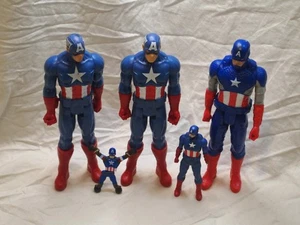 Hasbro Marvel Superheroes 12” Action Figures Series Lot 5 Captain America - Picture 1 of 5