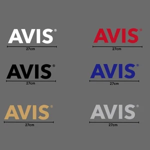 AVIS Sponsor Patch 27cm – Heat Transfer Iron-On Logo for Soccer Jersey Badge - Picture 1 of 7