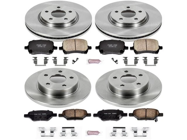Kit de pastillas de freno y rotor delanteras y traseras para Pontiac G5 2009 YJ185KC 2008-2010 Foto 1 de 1