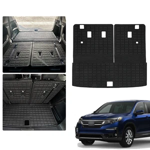 Fits For 2016 2017 2018-2023 Honda Pilot Rear Backrest Mats Trunk Mats Cargo Mat - Picture 1 of 12
