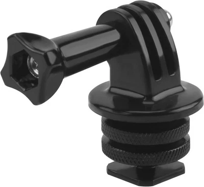 HEMLOSK Cold Shoe Adapter für GoPro, Aluminiumlegierung Cold Shoe Mount Adapter mit