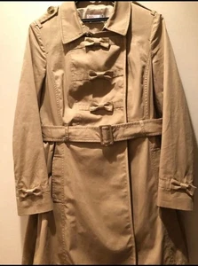 Women's Wear Valentino RED VALENTINO Spring Coat Trench Coat Lined Coat Ribbon R - Picture 1 of 3