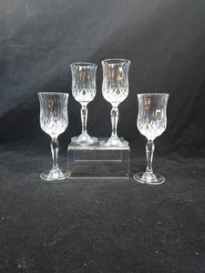 4 vasos de licor de jerez Luminarc de cristal - Imagen 1 de 4