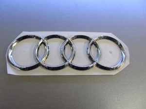 Original Audi A4 8K A5 8T RS5 8T Emblem Ringe Schriftzug Heckklappe Heck Zeichen - Bild 1 von 1