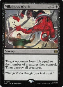 Villainous Wrath R Marvel's Spider-Man 74 NM Normal MTG - Picture 1 of 2