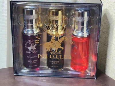 Beverly Hills Polo Club Sexy Hombre Cuerpo Spray Conjunto de 3 Piezas Clásico/Campeón/Encendido Foto 1 de 4
