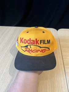 De colección 1998 Kodak Film Racing #4 Bobby Hamilton Snapback Hat NASCAR - Imagen 1 de 6