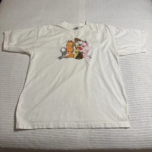 Vintage Garfield T-shirt extra large embroidered heavyweight T-shirt - Picture 1 of 19