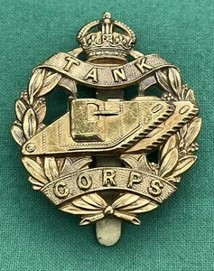 WW1, The Tank Corps "KC" ~ 100 % véritable badge casquette militaire britannique... - Photo 1 sur 9