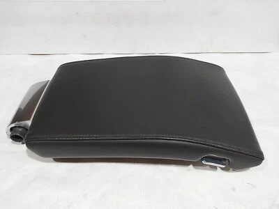 2007 to 2016 Volvo S80 Center Console Armrest Lid Cover Black Leather - Image 1 of 4