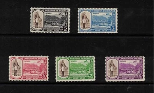 BOLIVIA - 1943 José Ballavián airmails #C91-95 - VF MNH - Picture 1 of 2