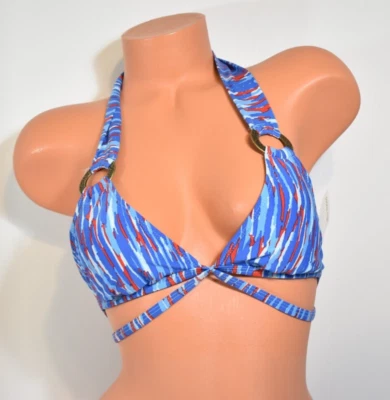 Women's Ella Moss Red/White/Blue Bikini Top Size XS   NWT - Image 1 of 4