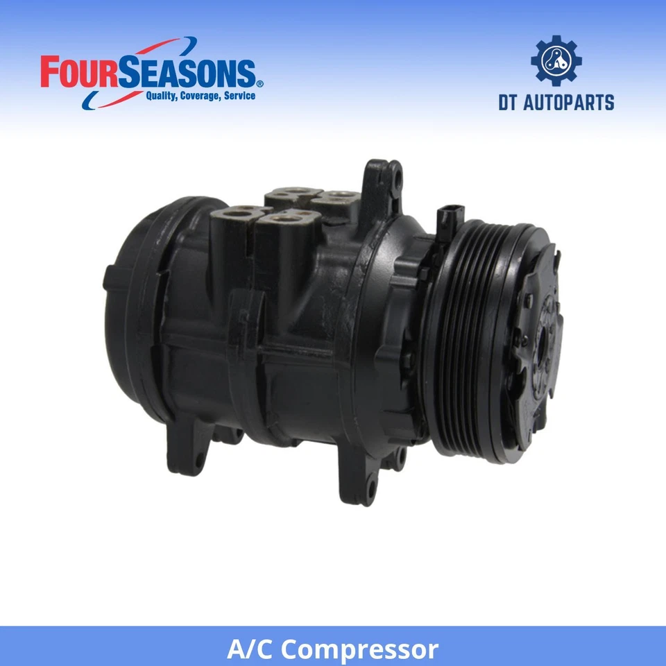 For 1990-1991 Ford F-59 Commercial Stripped Chassis A/C Compressor 4 Seasons - Image 1 of 4