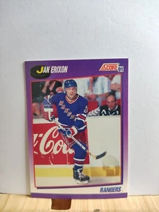 JAN ERIXON 🏆1991 SCORE #264 RANGERS NHL Hockey Card🏆 - Bild 1 von 2