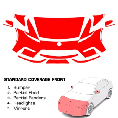 Kit de sujetador transparente de película de protección de pintura precortada PPF para Nissan 370Z Nismo 2015-2020 Foto 1 de 4